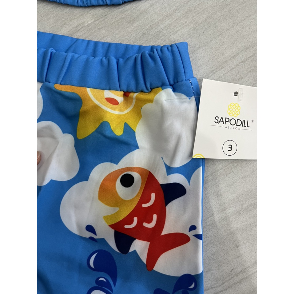 Set quần bơi bé trai 10-21 kg- Made in VN