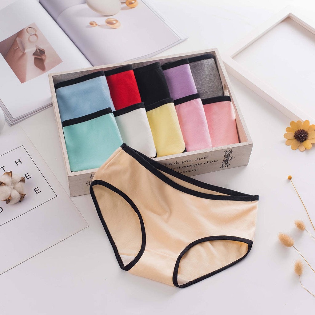 3Sp | Quần lót Cotton trơn Uw31 nhập khẩu Hàn Quốc IMPORT UNDIES thời trang cho nữ