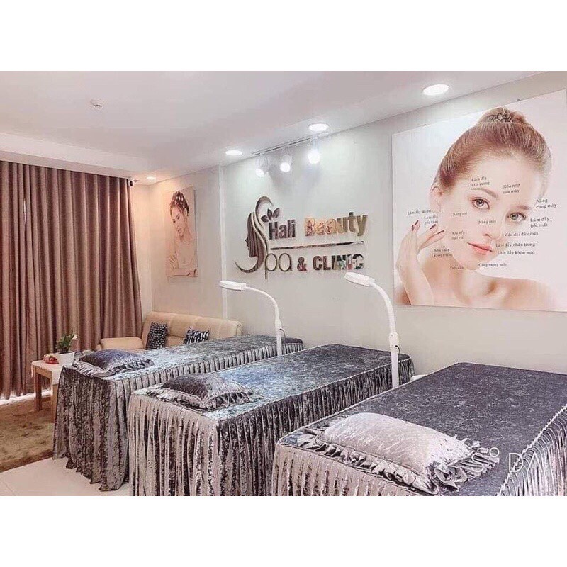 Bộ ga giường spa nhung cao cấp, nhiều màu kèm gối có ruột (ib kích thước khi đặt)