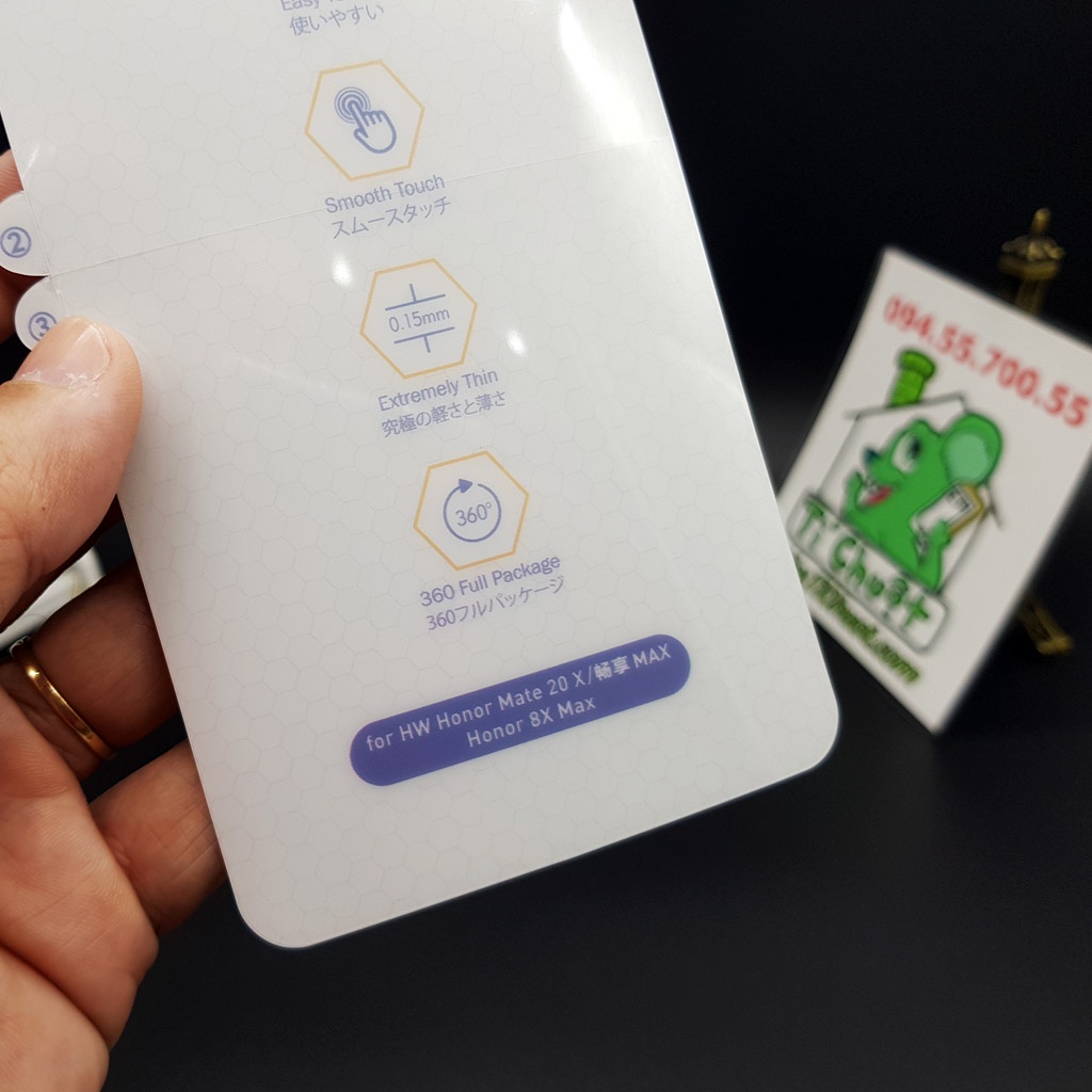 [Mặt Trước] Dán CL Dẻo PPF Huawei Mate 20X/ Enjoy Max/ Honor 8X Max Cường Lực Chống Vân Tay