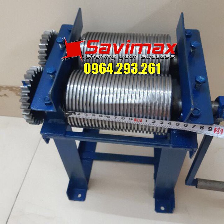 Máy thái bì heo quay tay quả lô thép chống gỉ
