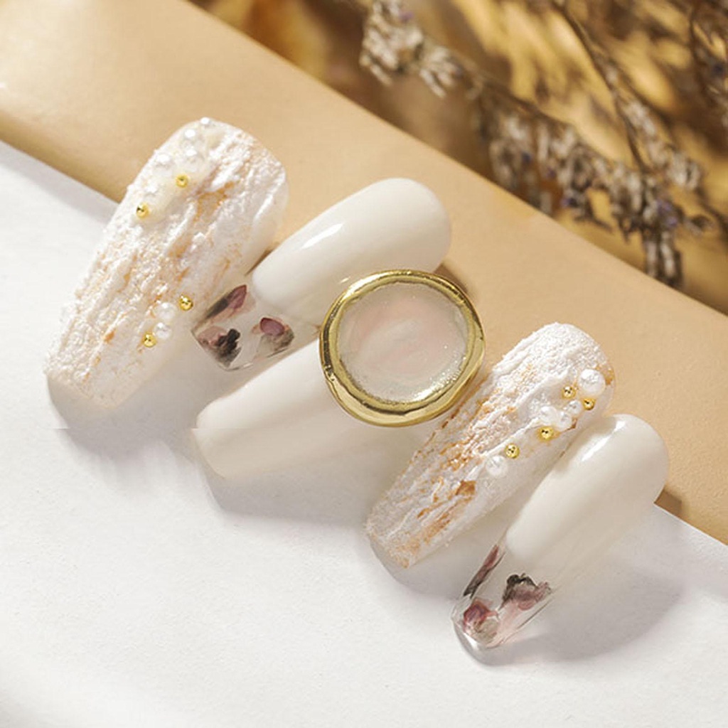 Khuôn Silicone Tạo Hình Nút Áo Màu Hổ Phách Phong Cách Nhật Bản DIY|Khuôn Epoxy Chạm Khắc Trang Trí Bánh Kem