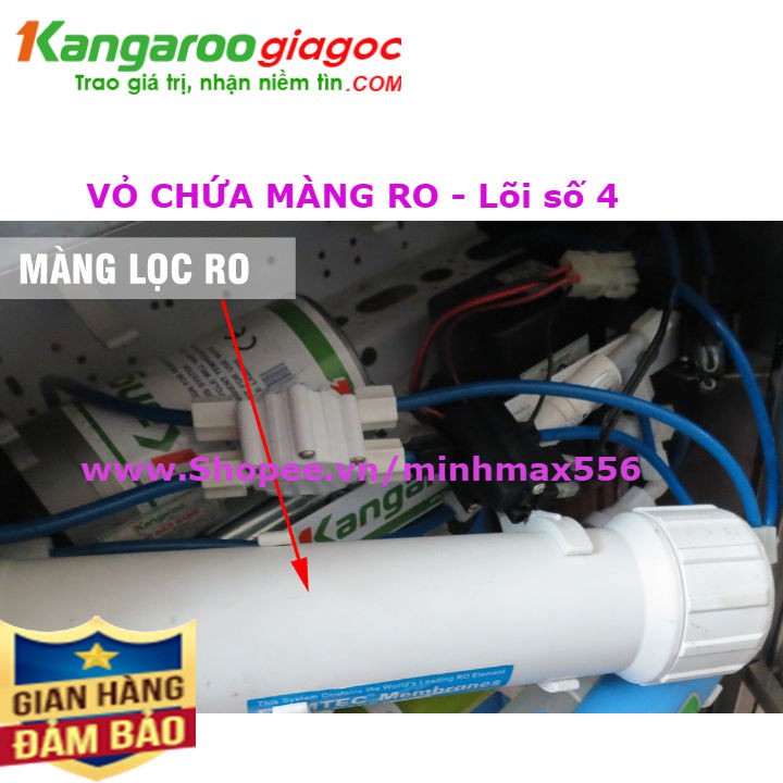 VỎ ĐỰNG MÀNG LỌC RO SỐ 4 | VỎ CHỨA MÀNG LỌC RO - SỐ 4