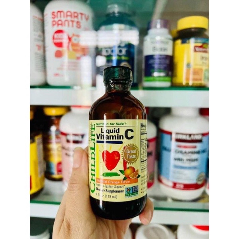 Childlife Liquid VitaminC bổ sung vitamin C tăng cường sức đề kháng 118.5ml