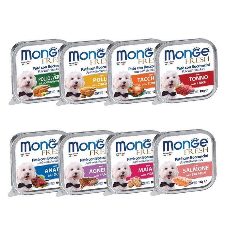 Pate Monge cho chó (13 vị) - 100gr