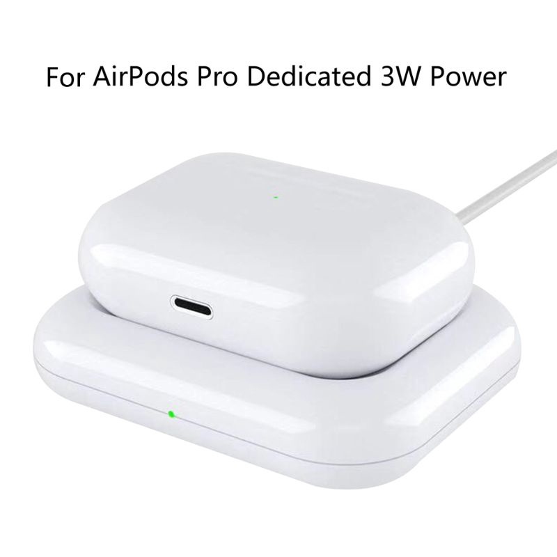 Đế sạc không dây tai nghe airpod công nghệ Qi, đế sạc có thể dùng cho mọi loại tai nghe bluetooth có tích sạc không dây