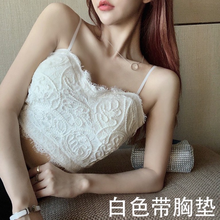 ÁO BRA REN 2 DÂY HOA CUỘN [ABR07] SIÊU ĐẸP CỰC QUYẾN RŨ, ÁO BRA NỮ
