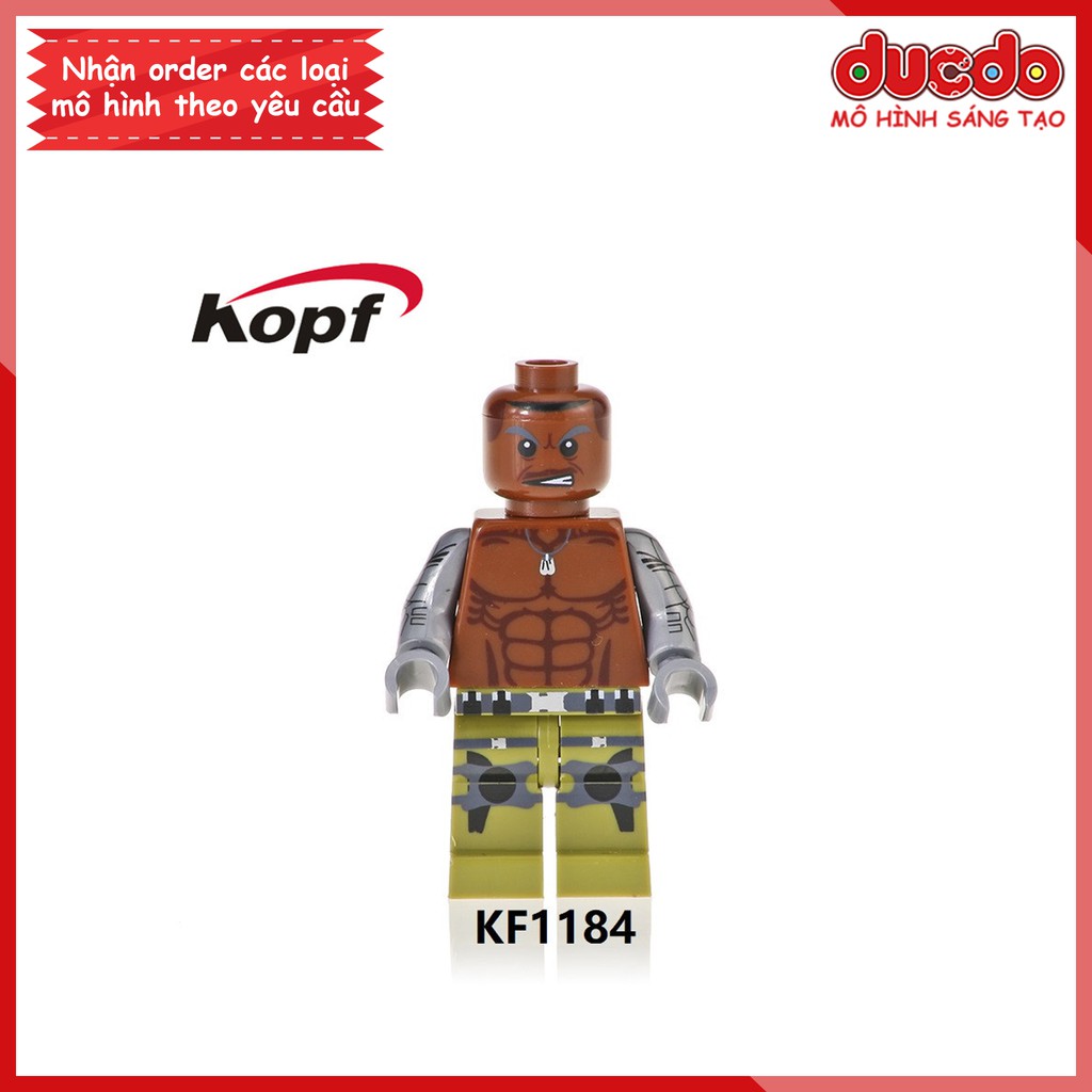 Minifigures các nhân vật Rồng đen Mortal Kombat - Đồ chơi Lắp ghép Xếp hình Mô hình Mini Kopf KF6094