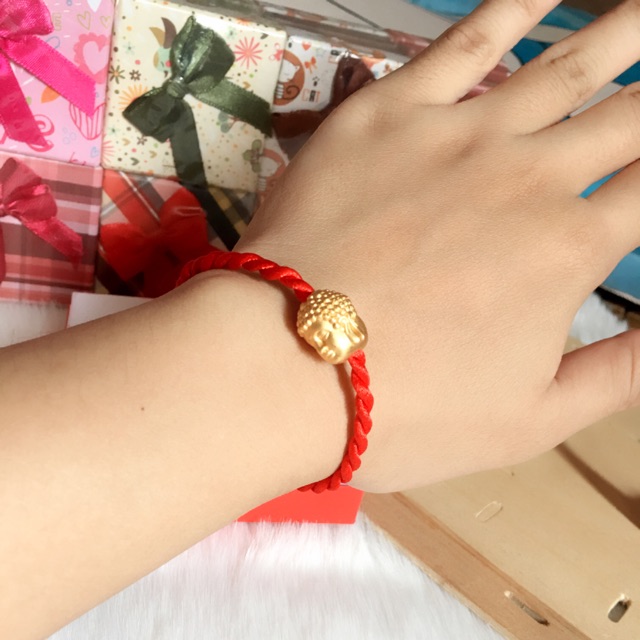 Chỉ đỏ mic mặt phật