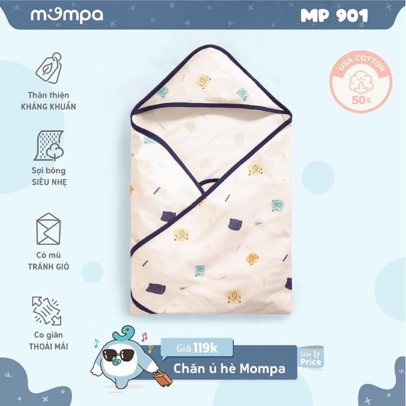 Chăn ủ hè Mompa 80*80cm