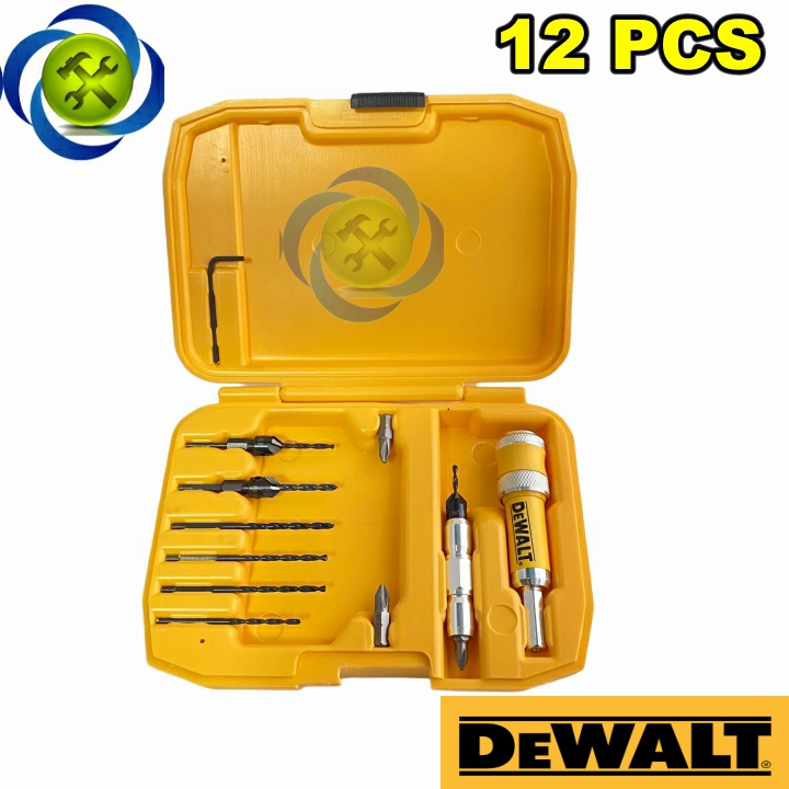 Bộ mũi khoan và đầu hít nam châm 12 chi tiết DeWalt DW2735P