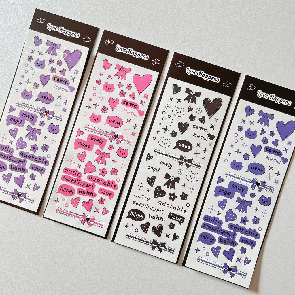 Nhãn dán phong cách hoạt hình trang trí DIY