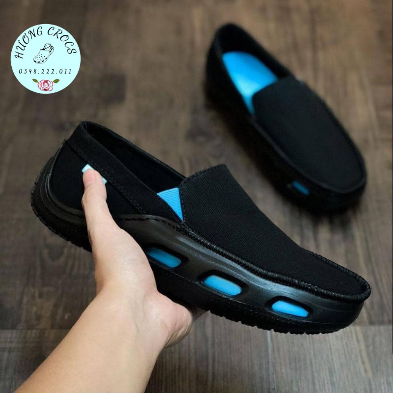 Giày lười nam, giày TIDELINE CANVAS LOADFER SLIP ON siêu êm mềm nhẹ, thoáng khí, không hôi chân