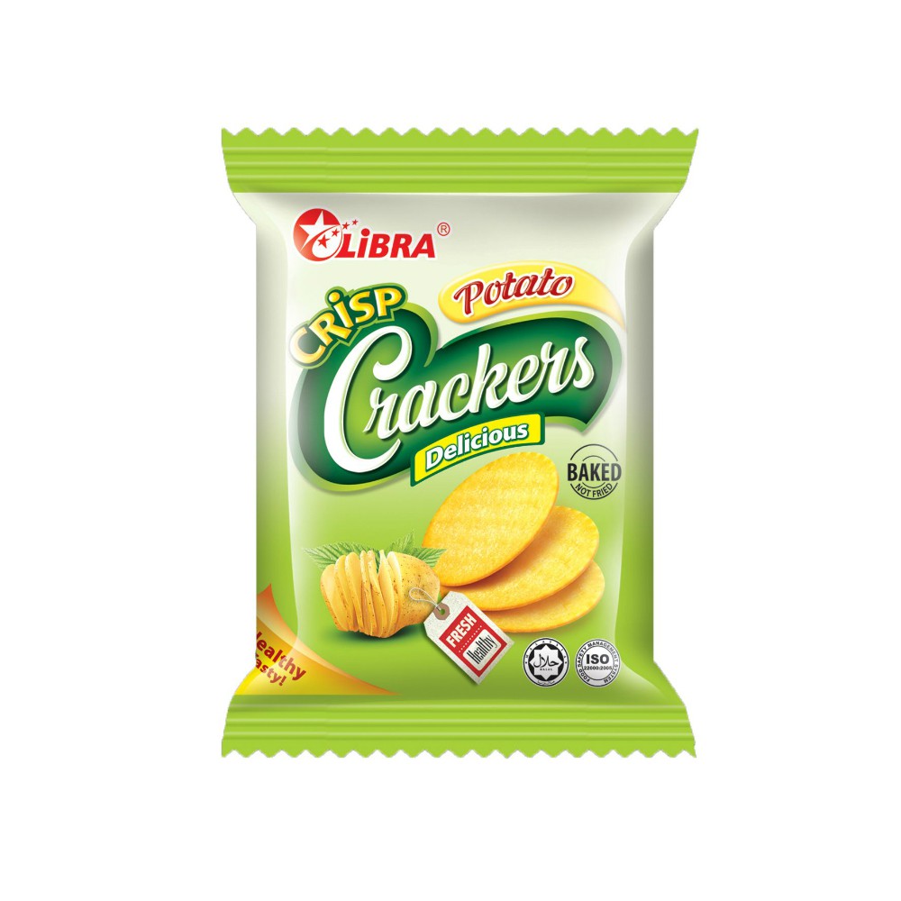 Libra Bánh Khoai Tây Giòn Potato Cracker 112.5gr