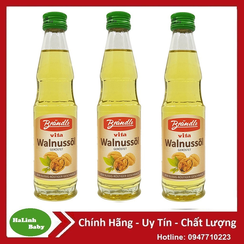 Dầu óc chó Brändle vita Walnussöl Nguyên Chất 100ml.
