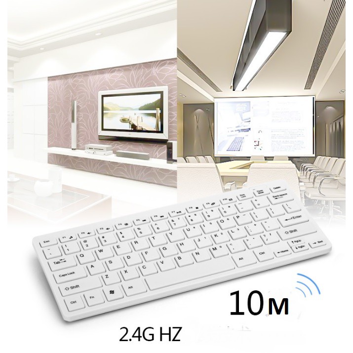 Bộ bàn phím chuột không dây mini danh cho máy tính ,tivi và điện thoại di động JM88