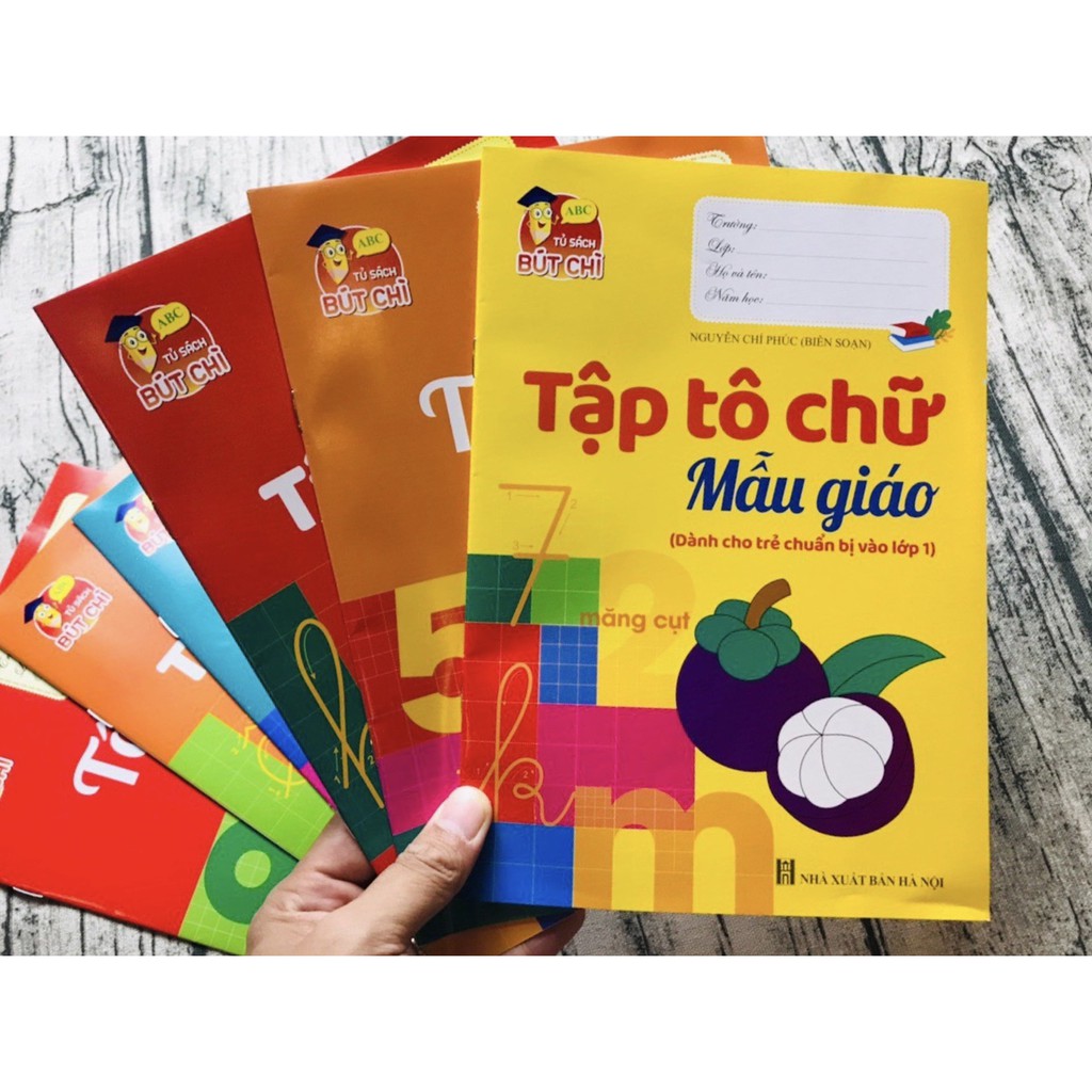 Chuẩn Bị Hành Trang Cho Bé Vào Lớp 1 - Dành Cho 4 - 6 Tuổi ( Túi 8Q)- tô màu- tô chữ