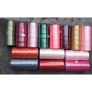 Cuộn ruy băng vải lụa khổ 1cm,2cm,4cm