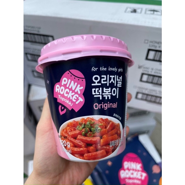 Bánh Gạo Topokki Rocket Pink 120gr Hàn Quốc | BigBuy360 - bigbuy360.vn