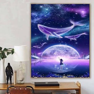 [ORDER] TRANH SƠN DẦU TỰ TÔ MẪU CÁ HEO TÍM LỊM TÌM LIM