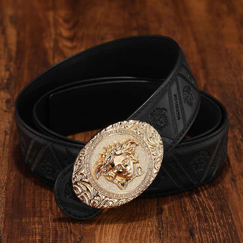 Thắt Lưng Versace Bằng Da Thuộc Thời Trang Dành Cho Nam