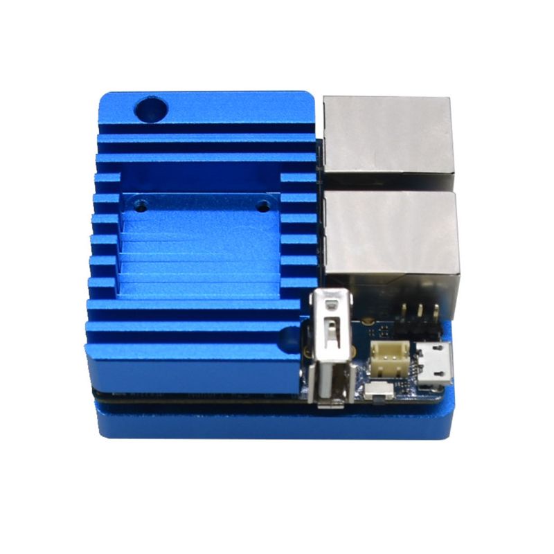 Khung Bảo Vệ Bộ Định Tuyến Mini Bằng Kim Loại CNC Kèm Quạt Tản Nhiệt Tiện Dụng