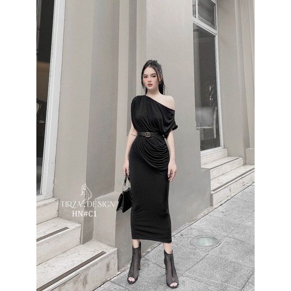 Váy trễ vai,tôn da