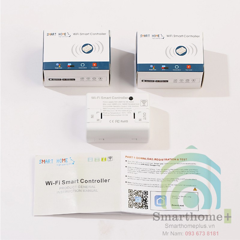 Công Tắc Thông Minh Nhỏ Gọn Wifi Tuya Basic Mini