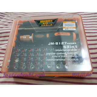 Bộ Vít sửa chữa chuyên dụng, đa năng 53 in 1 - Bộ tua vít 53 chi tiết Jakemy JM-8127
