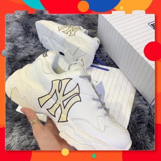 Giày 𝐌𝐋𝐁 – Giày Thế 𝐌𝐋𝐁 Thao Nam Nữ NY Chữ Vàng [Bảo Hành 1 Năm- Full box]