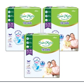 Combo 2 gói tã dán người lớn Sunmate size XL10