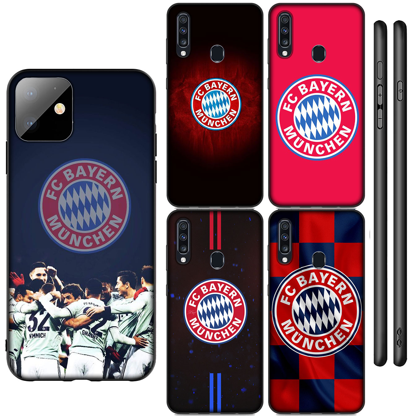 Ốp Điện Thoại Silicon Mềm Hình Fc Bayern Munich Cho Samsung Galaxy A9 A8 A7 A6 Plus J8 2018 + A21S A70 M20 A6 + A8 + 6plus