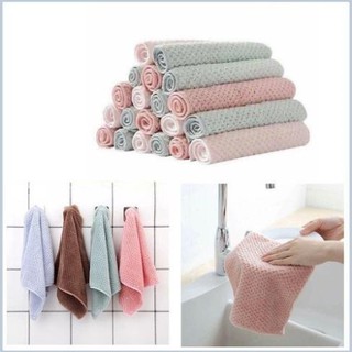 Bộ 10 khăn lau bát đĩa đa năng thấm hút