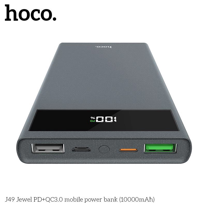 Sạc Dự Phòng Hoco J49 Hỗ trợ sạc nhanh QC3.0 - 10.000 mAh