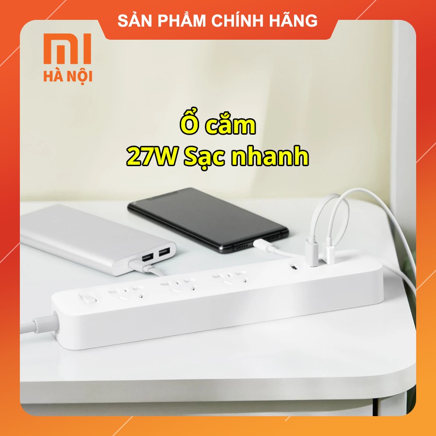 Ổ Cắm Điện Xiaomi Mijia 27W 3 USB sạc nhanh / Xiaomi Power Strip 3 USB