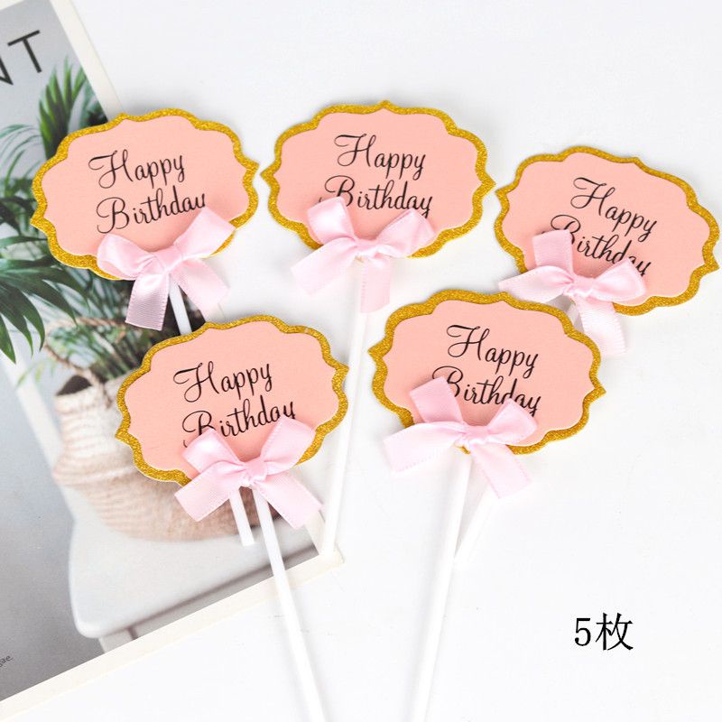 que cắm bánh [FREESHIP] thiệp happy birthday