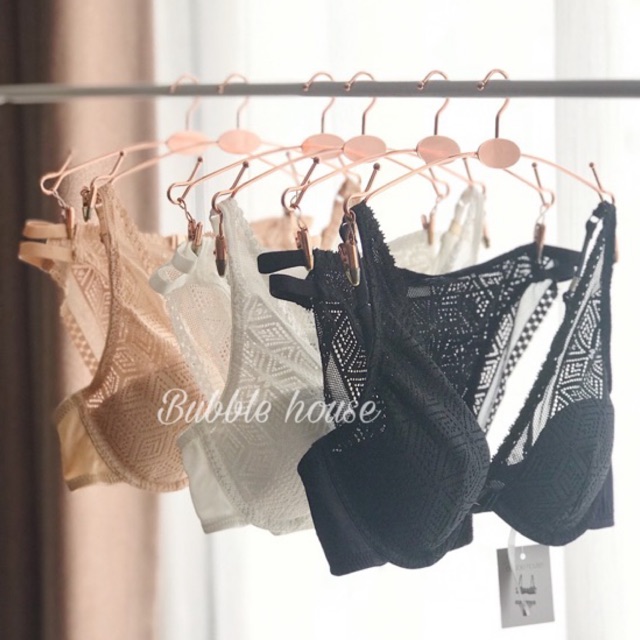SL31 - Set bra ren có gọng, đệm mỏng