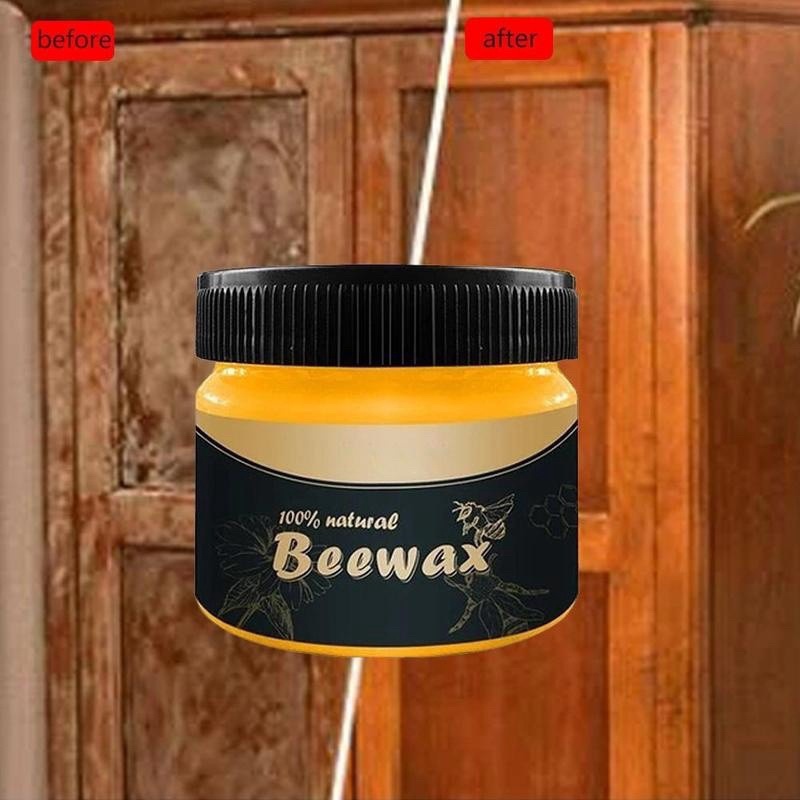 Sáp Ong Beewax Đánh Bóng Đồ Gỗ,Sáp Tự Nhiên Làm Bóng Bàn Ghế Gỗ,Sạch Bụi Bẩn,Bảo Vệ Nội Thất Đồ Gỗ