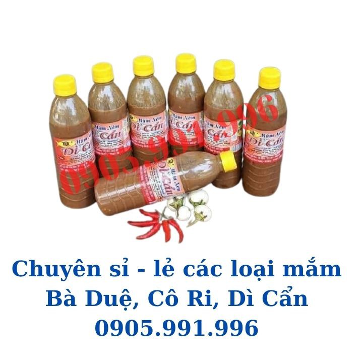 Mắm nêm Dì Cẩn Đà Nẵng chai 500g