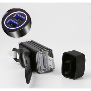 Đèn LED trước xe đạp Machfally sạc usb