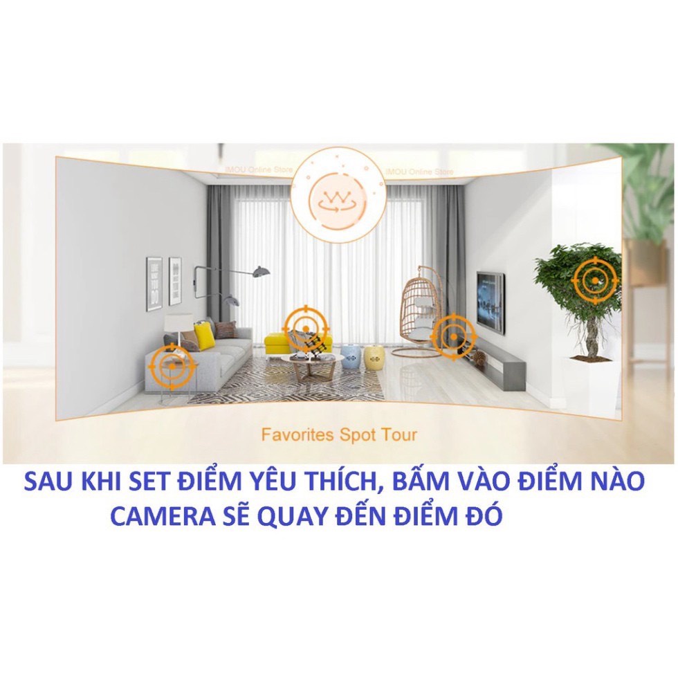 Camera Wifi trong nhà xoay 360 cao cấp IMOU REX A26LP 2MP/ A46LP 4MP quét nhanh thông minh hàng chính hãng