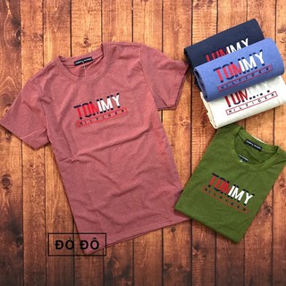 Áo thun nam cổ tròn thun cotton