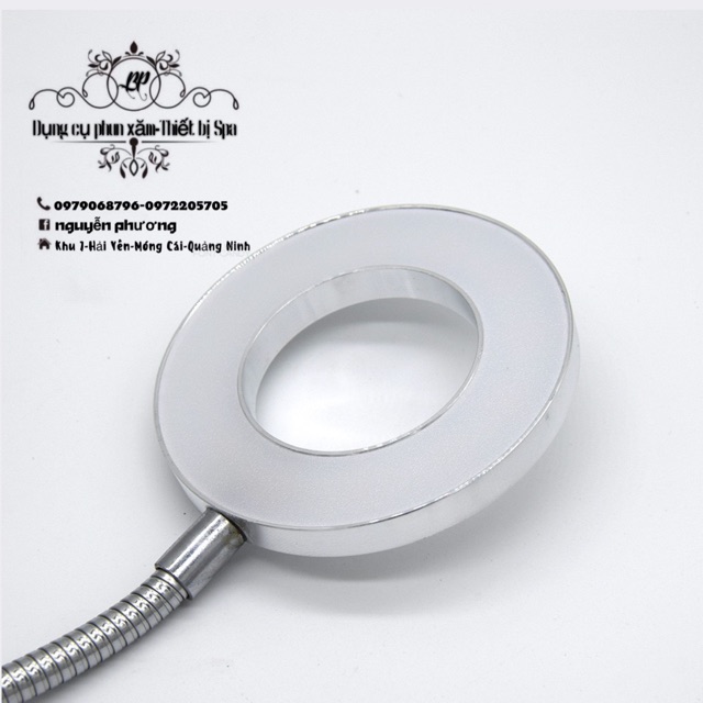 Đèn led kẹp bànkèm củ sạc