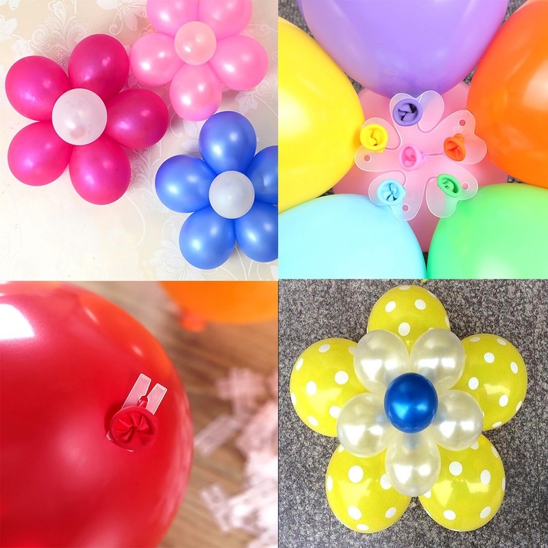 Kẹp Giữ Bong Bóng Trang Trí Tiệc Sinh Nhật Thiết Kế Hai Lớp Kiểu Dáng Mới