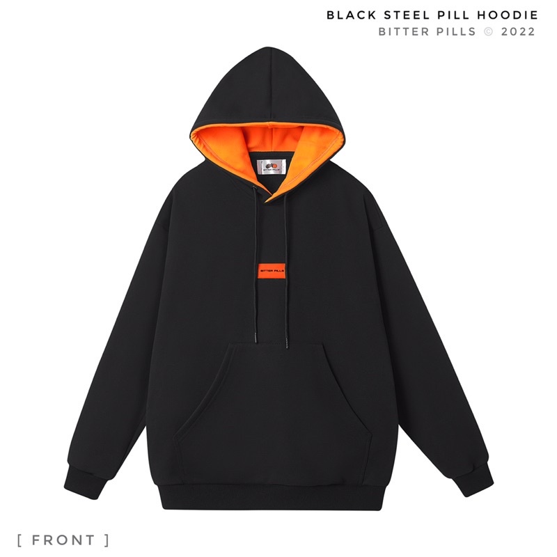 Áo hoodie Steel P i l l  2 màu (Trắng kem / Đen) - Bitter Pills | BigBuy360 - bigbuy360.vn