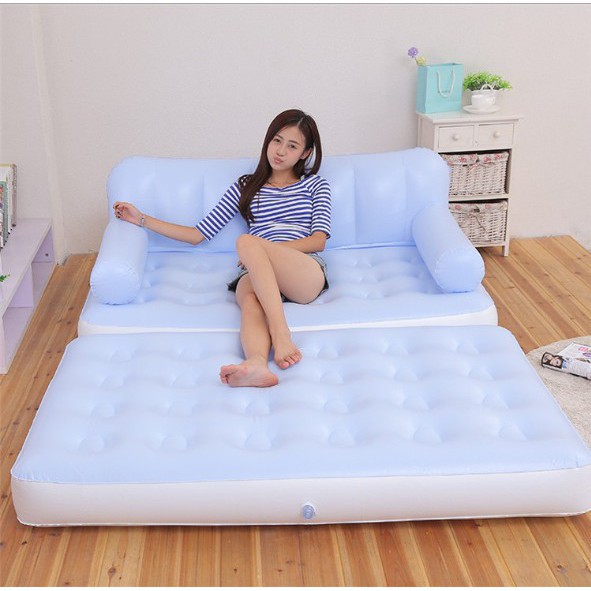 Ghế giường hơi đa năng Sofa and bed tặng bơm điện 220V + Tặng kèm Máy bơm hơi - Cao Cấp