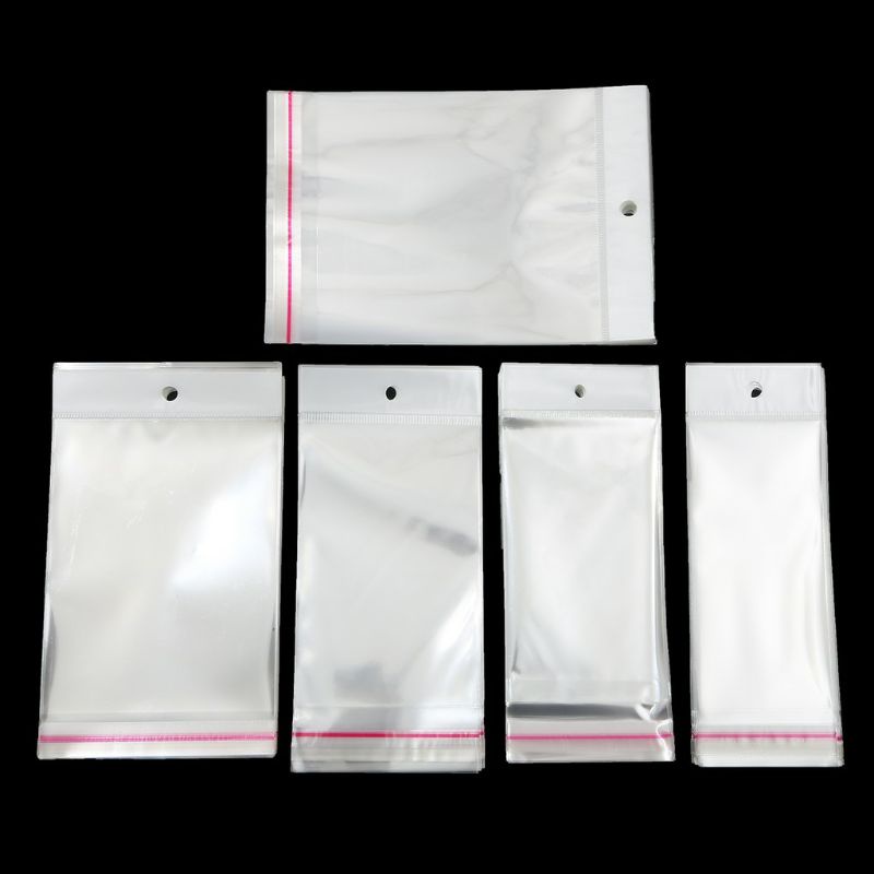 Túi  OPP dán miệng có lỗ treo