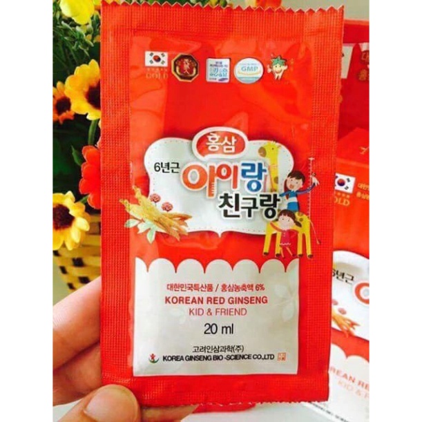 SIÊU KHUYẾN MẠI: NƯỚC HỒNG SÂM TRẺ EM THƯỢNG HẠNG HÀN QUỐC [ Hàng Mới Về ]