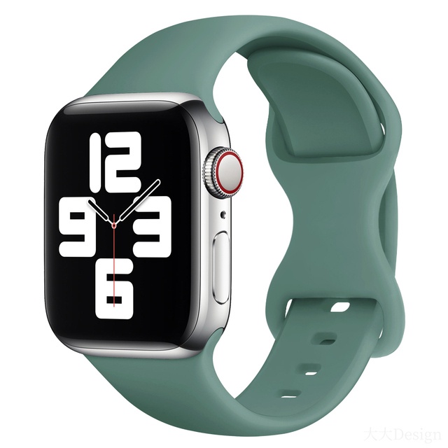 Dây Đeo Đồng Hồ Bằng Silicone Mềm Cho iWatch Ultra 8 7 6 5 4 3 49mm 45mm 41mm 44mm 40mm