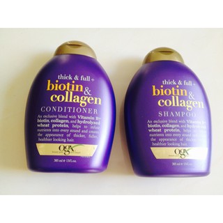 Dầu gội biotin & collagen, dầu xả biotin & collagen